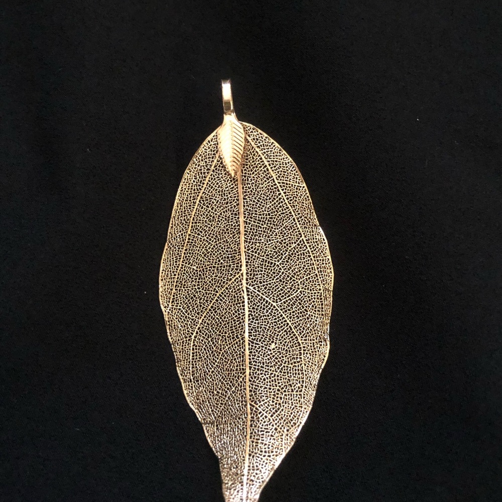 Gold Leaf Pendant